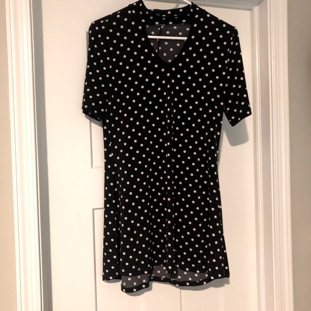 Polka dotted dress